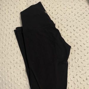 Black Lulu Align Crop Leggings